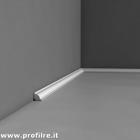Profilo pavimento o soffitto basso cornicetta in polimero sagoma Perugia