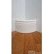 battiscopa zoccolino curvabile per pareti tonde tipo inglese ducale mm90X12 foto 2
