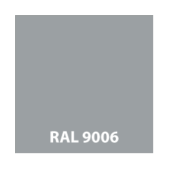 silicone per battiscopa colore ral 9006 alluminio