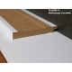 battiscopa in mdf alto bianco ducale inglese alto 8 cm economico 2