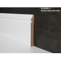 Battiscopa mdf bianco ducale inglese mini 8 centimetri spessore 1 cm