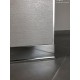 Battiscopa zoccolino in alluminio lucido mm80x11 foto 6