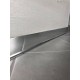 Battiscopa zoccolino in alluminio lucido mm80x11 foto 7