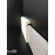 Coprizoccolo coprimarmo legno bianco ral 9010 altezza mm 100 spessore mm 19