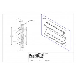 Profilo bianco mezzo muro 7 cm pra70 extra resistente tecnico