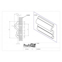 Profilo bianco mezzo muro pra13 mm80 extra resistente TECNICO