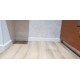 Battiscopa zoccolino economico bianco alto 10 cm spessore mm 15 posato