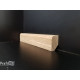 battiscopa rovere massello basso basolino verniciato 3 centimetri spessore mm 20