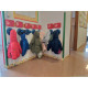Battiscopa camerette bambini in pvc idrorepellente decoro palloncini asilo