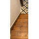 battiscopa bianco basso 2 centimetri massello bordo quadro 