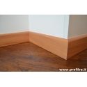 Battiscopa Larice netto su multistrato di legno altezza mm 82 spessore mm 13