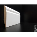 Battiscopa mdf Pordenone bianco alto cm 10 sagomato spessore mm 16