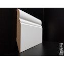 Battiscopa bianco alto 12 cm sagomato modello Latina spessore mm 16 hdf - ev1201