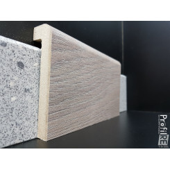 coprizoccolo coprimarmo mdf effetto rovere grigio per pavimenti legno e laminati