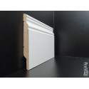 Battiscopa inglese ducale bianco ral 9016 mdf alto 12 cm spessore mm 14