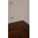 Battiscopa stile inglese americano zoccolino alto 12 centimentri verniciato bianco in legno massello (3)