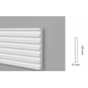 Profilo multifunzione cornice mm 125 moderno e ondulato