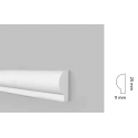 Profilo bianco cornice parete modanatura mm 25 extra resistente pronto all'uso PRJX250RE