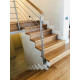 battiscopa alto bianco inglese su scale posato (3)