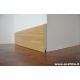 battiscopa zoccolino Rovere impiallacciato bordo tondo 8 cm e mm 10 nello spessore