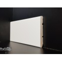 battiscopa bianco laminato ral 9001 in legno bordo tondo 7,5 cm spessore mm 10