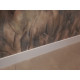 Battiscopa alto 10 cm in legno massello verniciato bianco poro aperto Ambrosini (1)