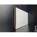 Battiscopa ral 1013 alto cm 10 bordo quadro moderno spessore 13 mm