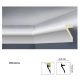 Profilo cornice porta led per soffitto di poliuretano cm 11,5