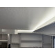 Profilo porta led luce da parete bianco pr702 Orestano (4)