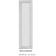 Cornice pre tagliata boiserie bianco tinteggiabile in duro polimero cm 40 x 150