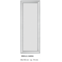 Cornici pre tagliate boiserie bianco tinteggiabile in duro polimero cm 150 x 55