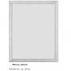 Cornici pre tagliate boiserie bianco tinteggiabile in duro polimero cm 120 x 150