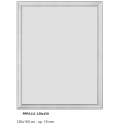 Cornici pre tagliate boiserie bianco tinteggiabile in duro polimero e cartongesso cm 120 x 150