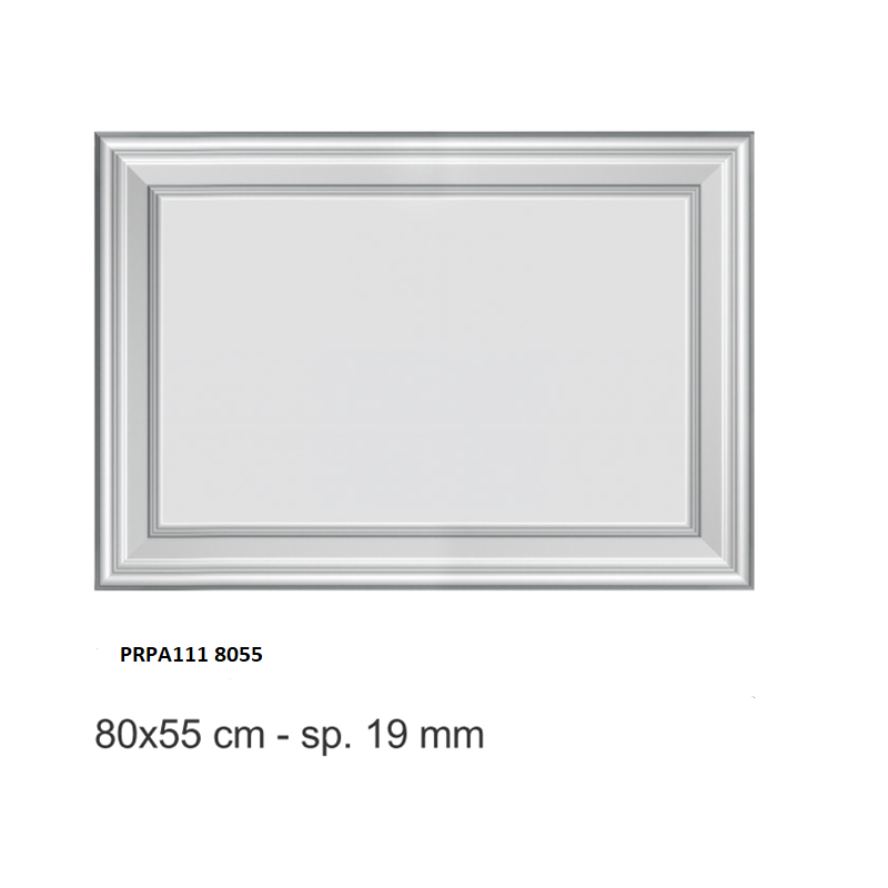 Boiserie Creative adesiva in polimeri duri conf. da 2mq resistente  all'umidit - verniciabile - Montaggio facile mis.h.95x100x1,8 cm