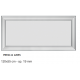 cornice boiserie bianco tinteggiabile in duro polimero cm 120