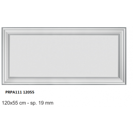 cornice boiserie bianco tinteggiabile in duro polimero cm 120
