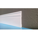 Battiscopa bianco anti acqua 10 cm stile inglese impermeabile spessore mm 10 duro polimero