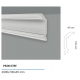 Veletta cornice soffitto sagomata in duro polimero EXTRA RESISTENTE cm 10 x mm 45