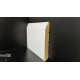 Battiscopa Matera in legno massello verniciato bianco alto 12 cm spessore 15 mm ral 9010