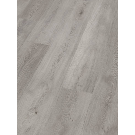 Pavimento SPC minerale Slim finitura rovere ghiaccio posa flottante mm 5,5 con materassino assemblato