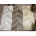 Pavimento SPC spina 45 finitura Rovere Chalet posa flottante mm 6 con materassino assemblato