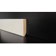 Battiscopa legno quadro alto 5 cm moderno bianco RAL 9016 - 2a scelta. LOTTO UNICO DI 40 METRI