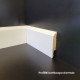 Battiscopa bianco Sicilia sagomato alto 9 cm spessore 15 mm in mdf