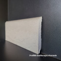 Battiscopa effetto cemento pietra impermeabile e flessibile colore 86 c
