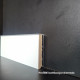 Battiscopa filo muto con struttura in alluminio per posa a parete (2)