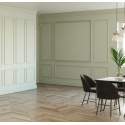 Pannello boiserie assemblato cm 150 x cm 50 colore bianco pronta all'uso o verniciabile