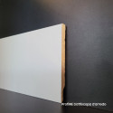 Battiscopa bianco alto 12 cm bordo quadro moderno EXTRA RESISTENTE spessore 10 mm