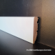Battiscopa moderno quadro basso alto 5 cm spessore mm 13 bianco ral 9010