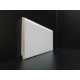 Battiscopa di 8 cm bianco ral 9003 in legno impiallacciato bordo tondo mm 10 tipo