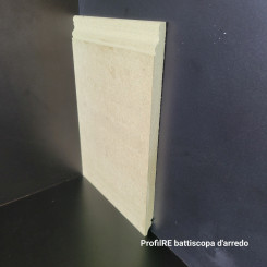 Battiscopa alto cm 30 in HDF grezzo sagomato Ducale inglese spessore 15 mm